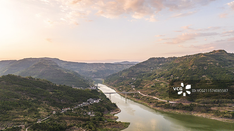 重慶養鹿山景图片素材