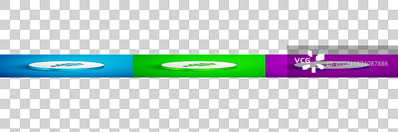 孤立的等距线条韩国食品图标：辣炒年糕图片素材