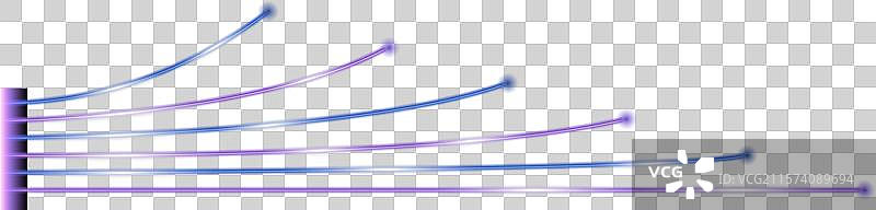 带有霓虹光效的光纤线路图片素材