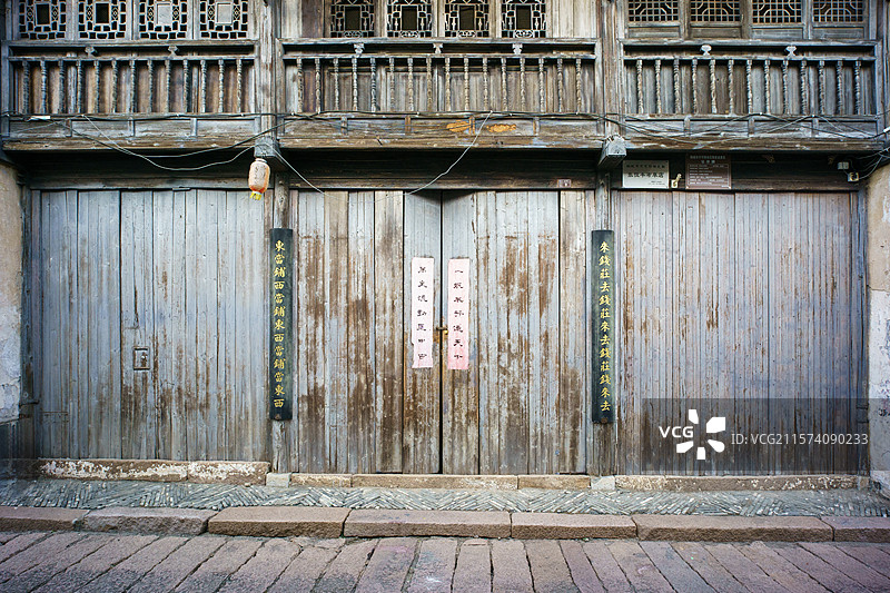安徽桐城孔城老街传统古建筑图片素材