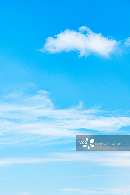 蓝天白云云朵背景晴朗天空壁纸图片图片素材