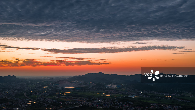夏天的晚霞图片素材