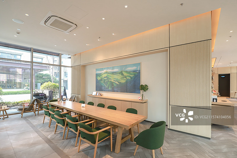 星巴克咖啡厅室内空镜图片素材