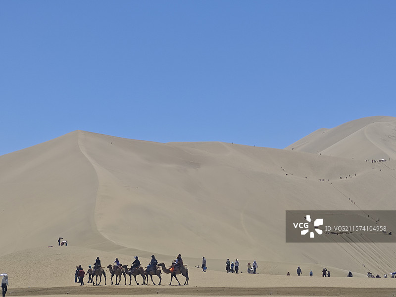 敦煌月牙泉图片素材