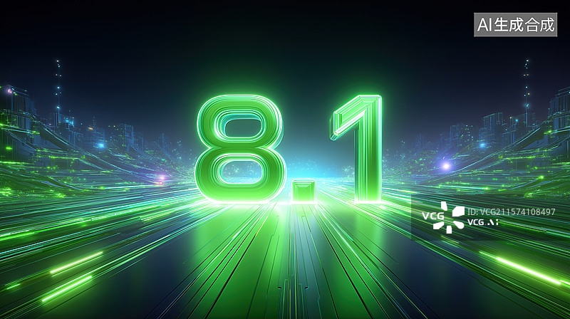 【AI数字艺术】版本8.1 技术进步图片素材