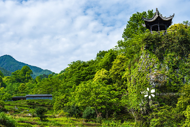 安徽池州石台牯牛降4A级旅游景区图片素材