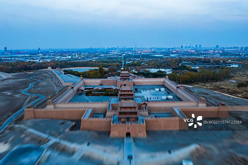 甘肃省嘉峪关市嘉峪关城楼图片素材