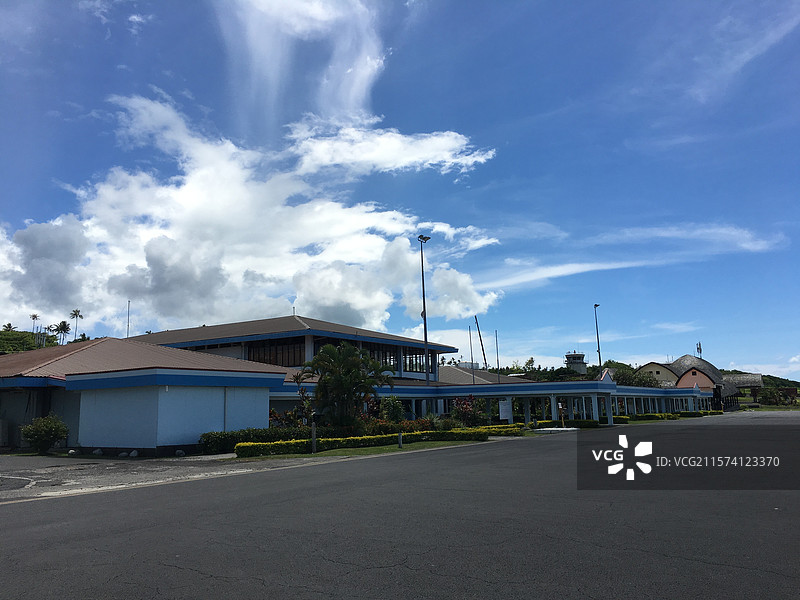 萨摩亚阿皮亚faleolo国际机场图片素材