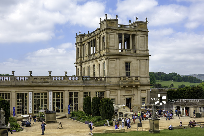 英国德比郡达西庄园图片素材