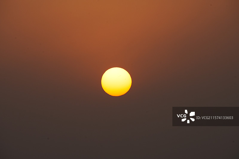 青岛日出老虎山图片素材