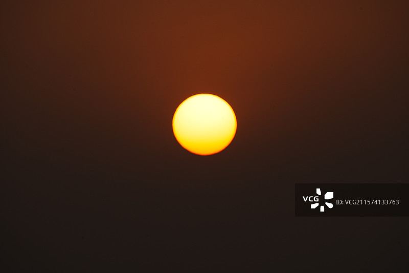 青岛日出老虎山图片素材