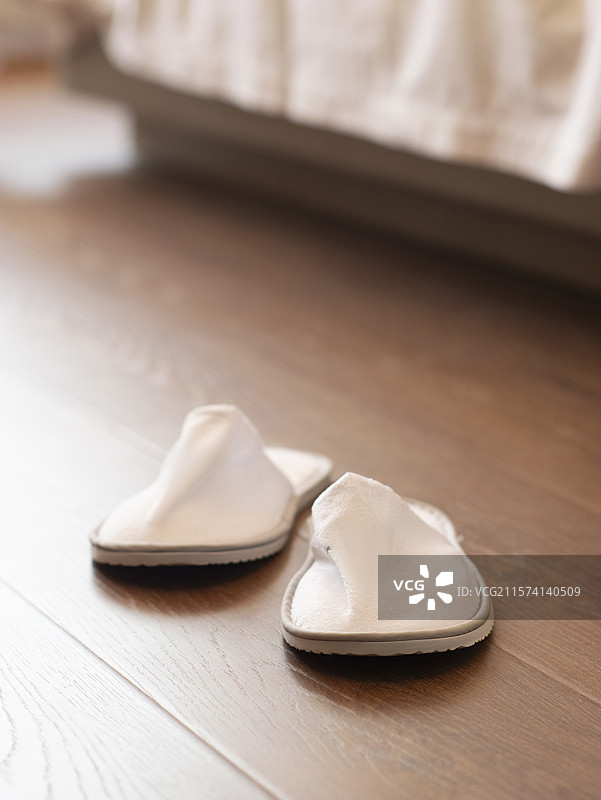 床尾一次性拖鞋图片素材