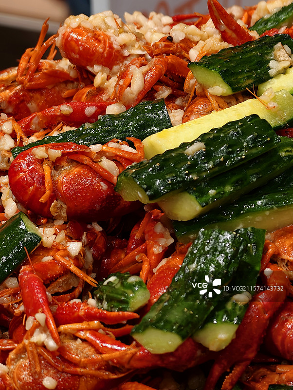 蒜蓉小龙虾图片素材