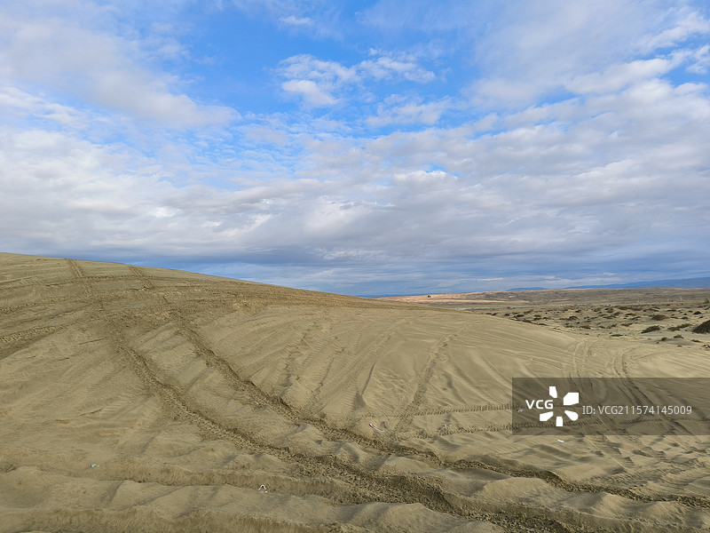 白沙山沙丘图片素材