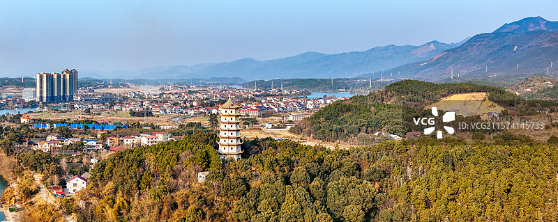 双牌县 紫金北路 雷家冲 城市 地标 航拍图片素材