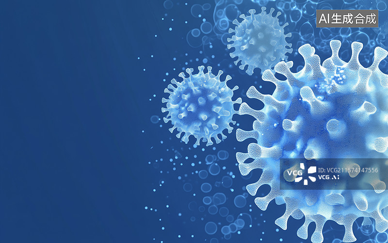 【AI数字艺术】微观世界中的细胞图片素材