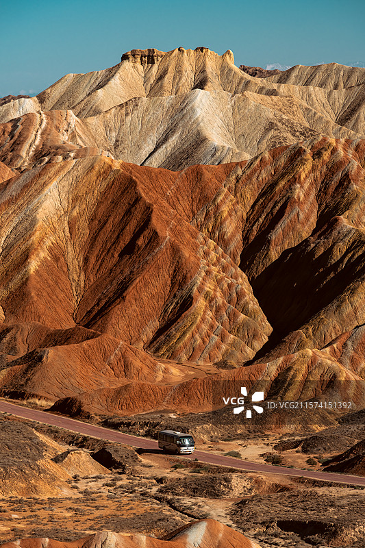 七彩丹霞图片素材