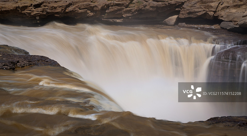 陕西延安壶口瀑布图片素材