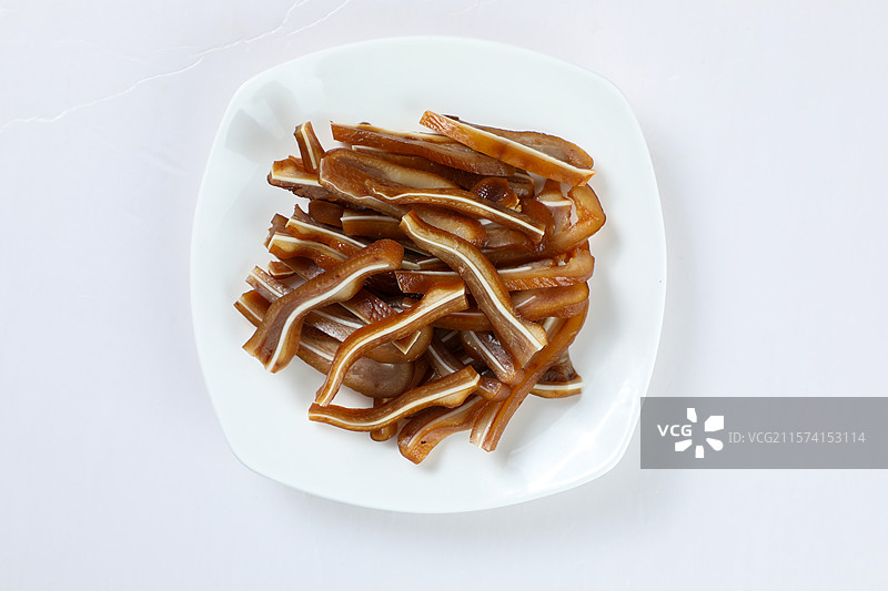 一丁 卤猪耳图片素材