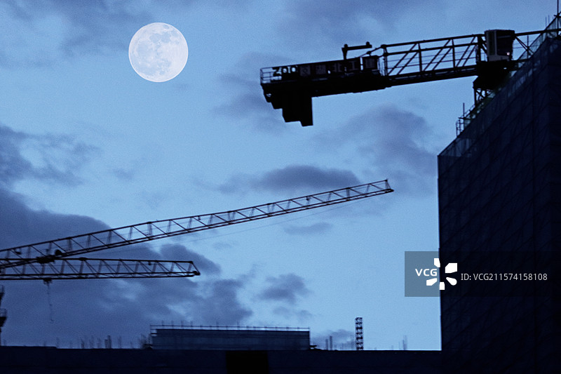 暮色襄阳城图片素材