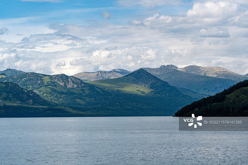 新疆天池图片素材