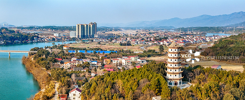 双牌县 紫金北路 雷家冲 城市 地标 航拍图片素材