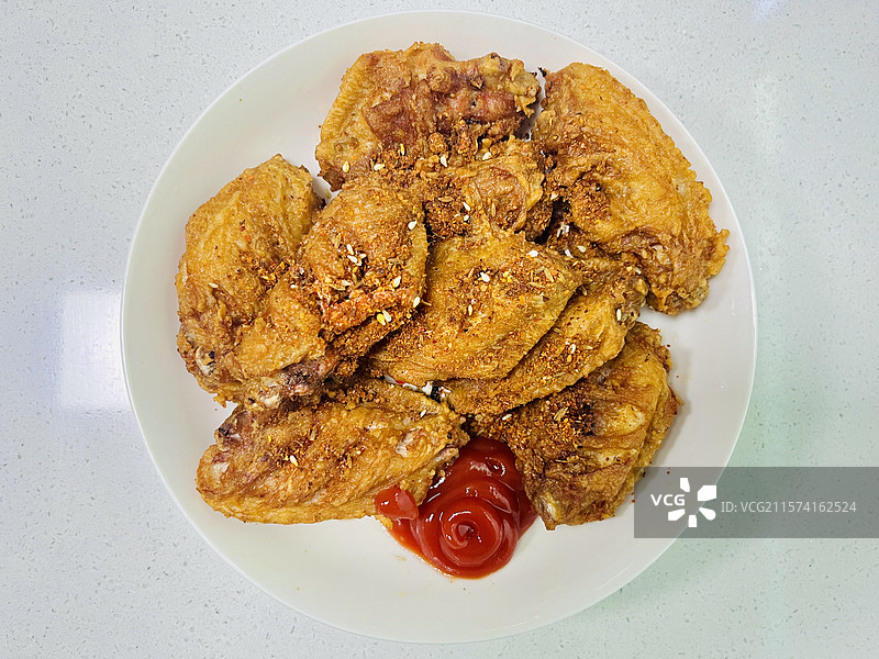 炸鸡翅图片素材