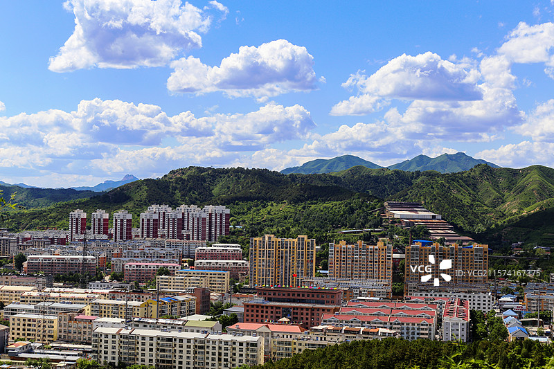 亚洲中国湖北承德双滦区城市景观图片素材