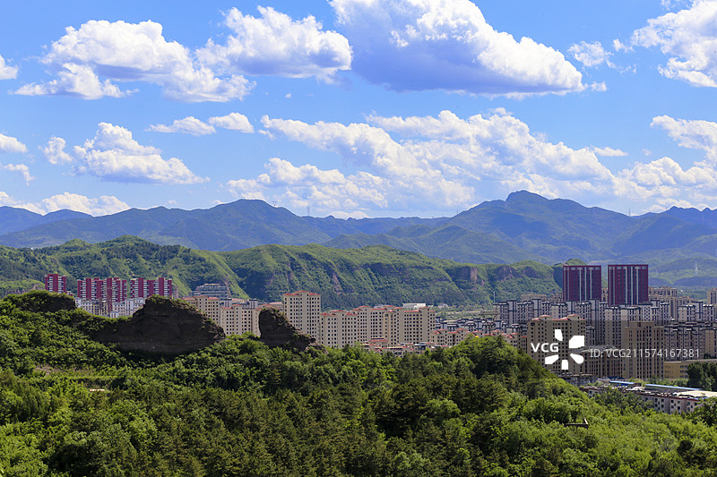 亚洲中国湖北承德双滦区城市景观图片素材
