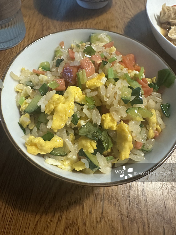 蛋炒饭图片素材