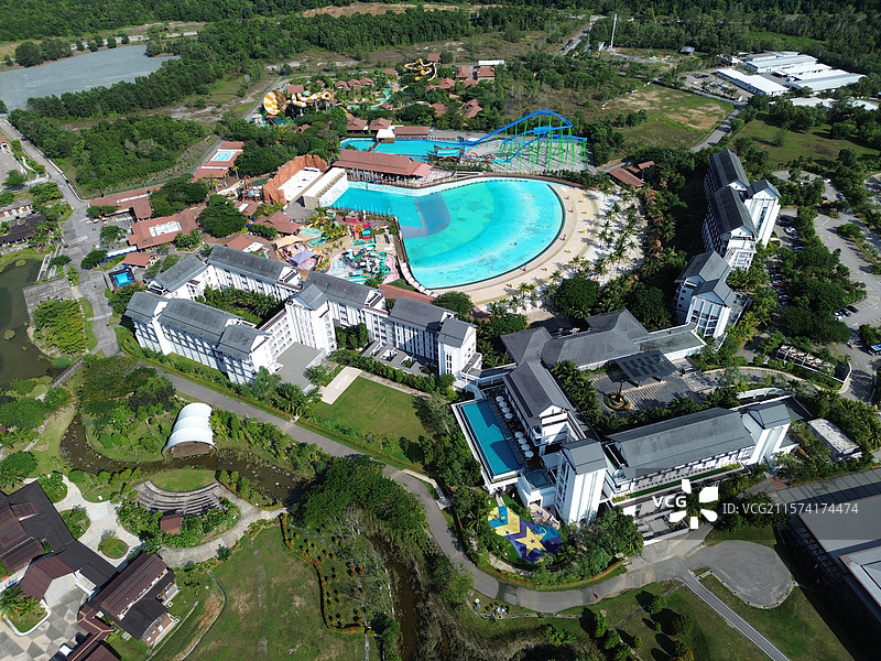 马来西亚迪沙鲁硬石酒店和水上乐园图片素材