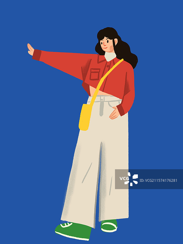 时尚少女图片素材