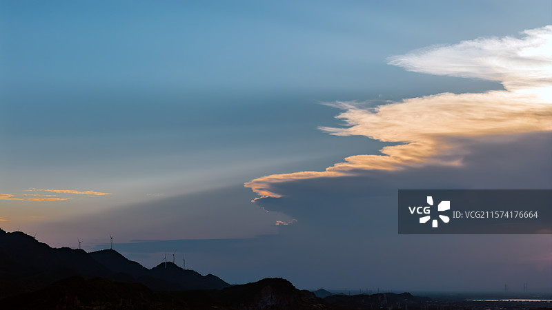 夏天的云景图片素材