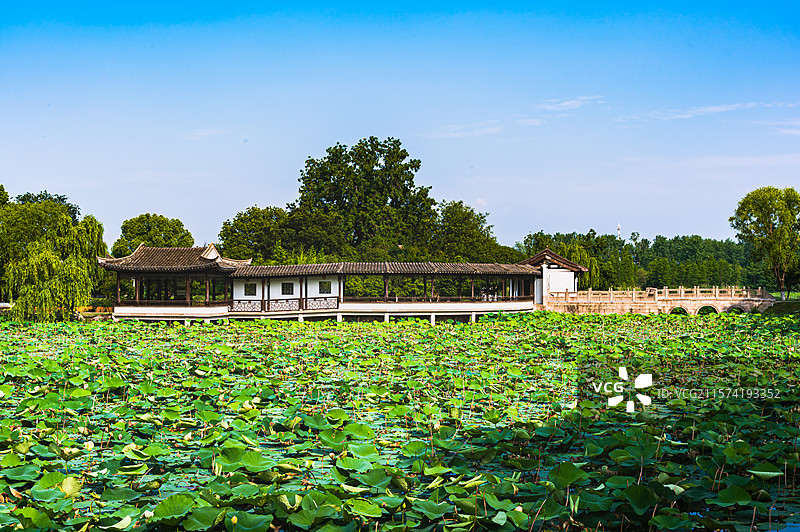 常熟尚湖风景区风景图片素材