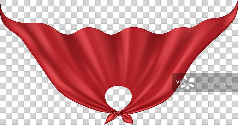 飞行的超级英雄斗篷，逼真效果图片素材