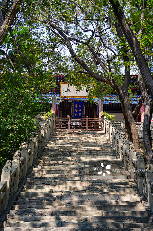 山西交城卦山天宁寺图片素材