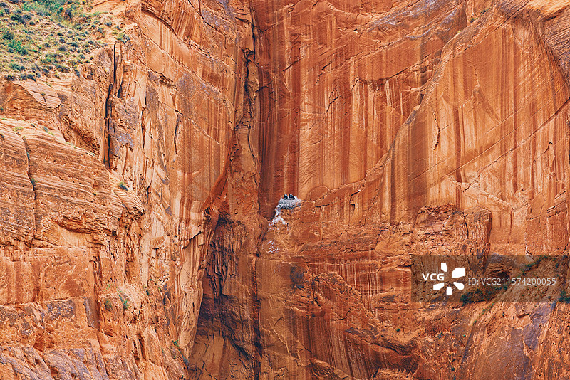榆林波浪谷，赤壁鸟巢图片素材
