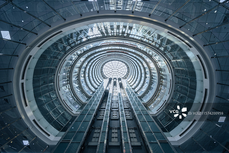 城市建筑内部空间图片素材