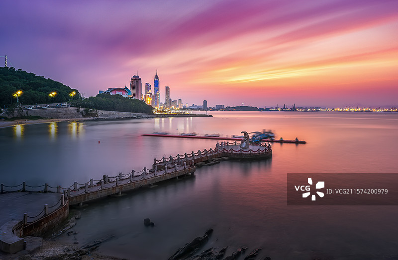 晚霞余辉图片素材