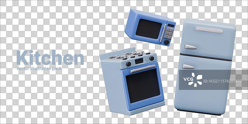 厨房内部的套件图片素材