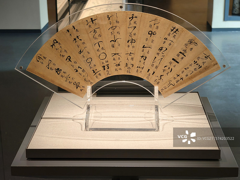 北京通州博物馆镇馆之宝军粮经纪密符扇图片素材
