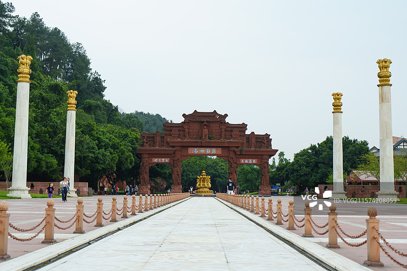 乐山嘉定坊 乐山大佛游客中心图片素材