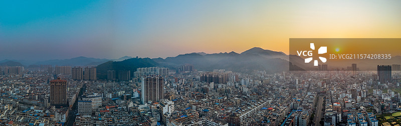 岑溪市 岑城镇 义州大道 城市 航拍图片素材