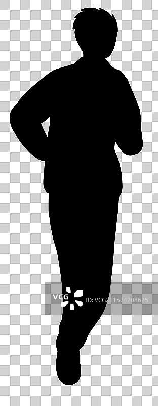 夏天夏季中学生高中生毕业季走出校门学校背面背影跑步庆人物黑白剪影插画图片素材