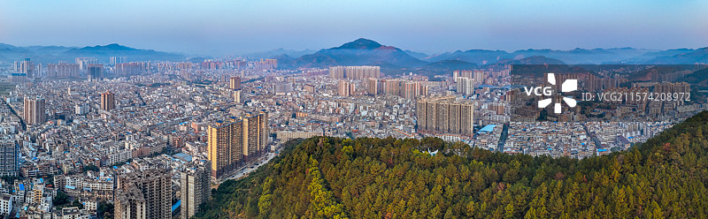 岑溪市 岑城镇 义州大道 城市 航拍图片素材