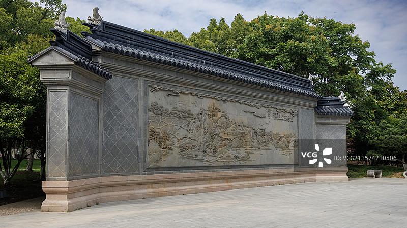 昆山亭林园景区图片素材