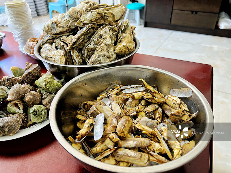 白灼海鲜图片素材