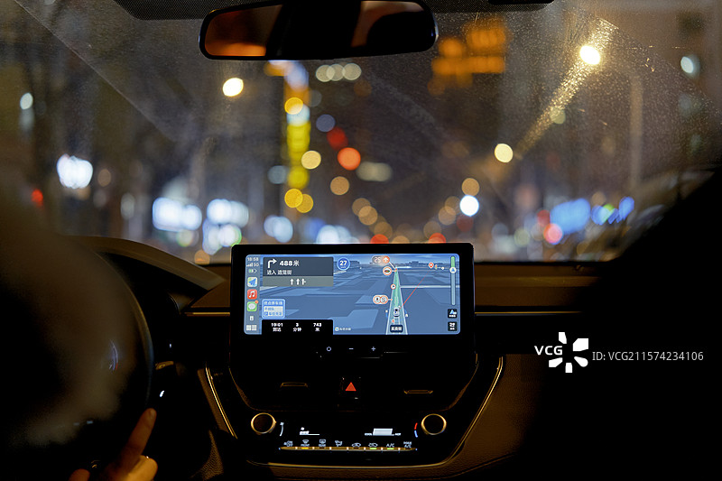 车内导航图片素材