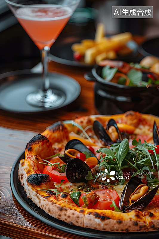 【AI数字艺术】美味的食物图片素材