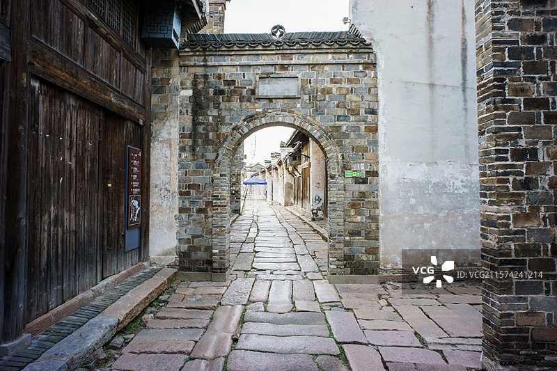 安徽桐城孔城老街传统古建筑图片素材
